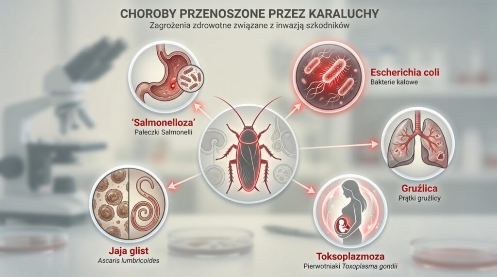 czy karaluchy są groźne
